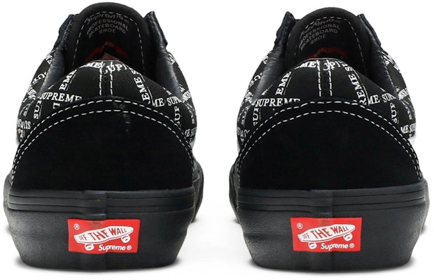 Supreme x Vans Old Skool 'Logo Grid - Hitam' VN0A45JC2YW Details for Supreme x Vans Old Skool 'Logo Grid - Hitam' VN0A45JC2YW