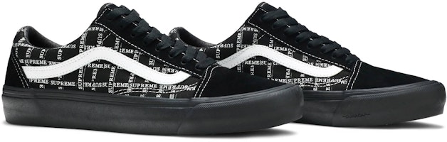 Supreme x Vans Old Skool 'Logo 网格 - 黑色' 斯库尔联名款 VN0A45JC2YW Cheap Supreme x Vans Old Skool 'Logo 网格 - 黑色' 斯库尔联名款 VN0A45JC2YW