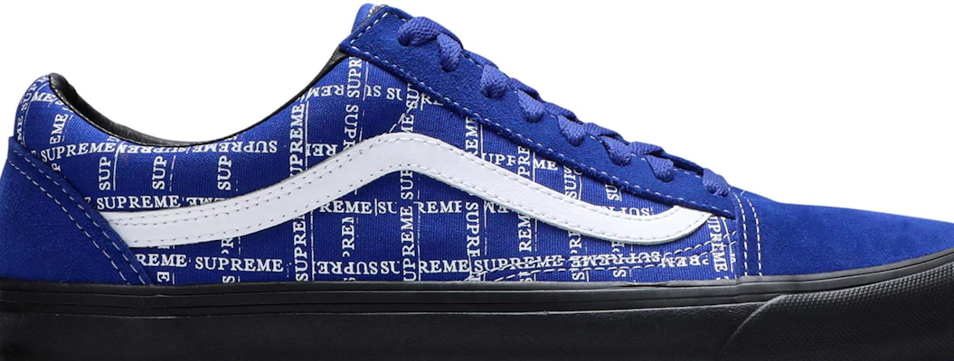 Supreme x Vans Old Skool 'Logo Grid - Blue' VN0A45JC2YX Order Supreme x Vans Old Skool 'Logo Grid - Blue' VN0A45JC2YX