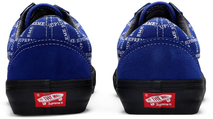 Supreme x Vans Old Skool 'Logo Grid - Blue' VN0A45JC2YX Details for Supreme x Vans Old Skool 'Logo Grid - Blue' VN0A45JC2YX