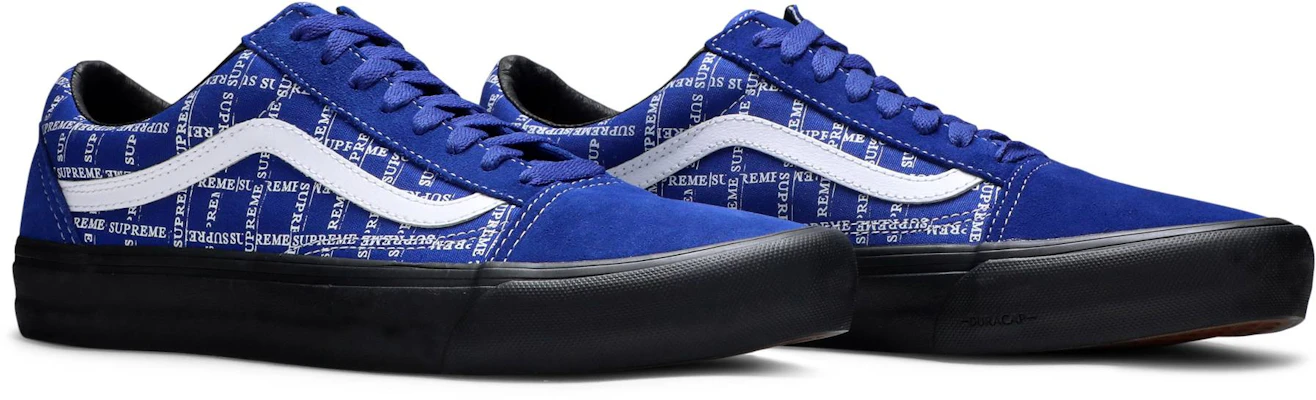 Supreme x Vans Old Skool 'Logo Grid - Blue' VN0A45JC2YX Cheap Supreme x Vans Old Skool 'Logo Grid - Blue' VN0A45JC2YX