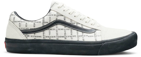 Supreme x Vans Old Skool 'Logo Grid - White' VN0A45JC2YV Supreme x Vans Old Skool 'Logo Grid - White' VN0A45JC2YV