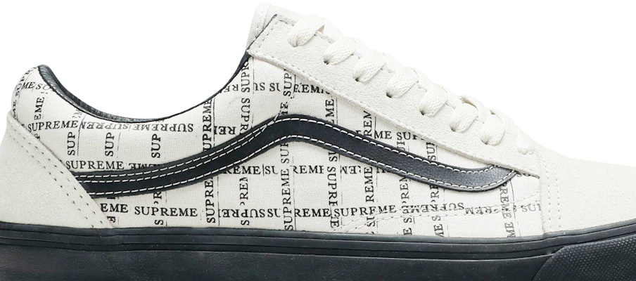 Supreme x Vans Old Skool 'Logo Grid - White' VN0A45JC2YV Order Supreme x Vans Old Skool 'Logo Grid - White' VN0A45JC2YV