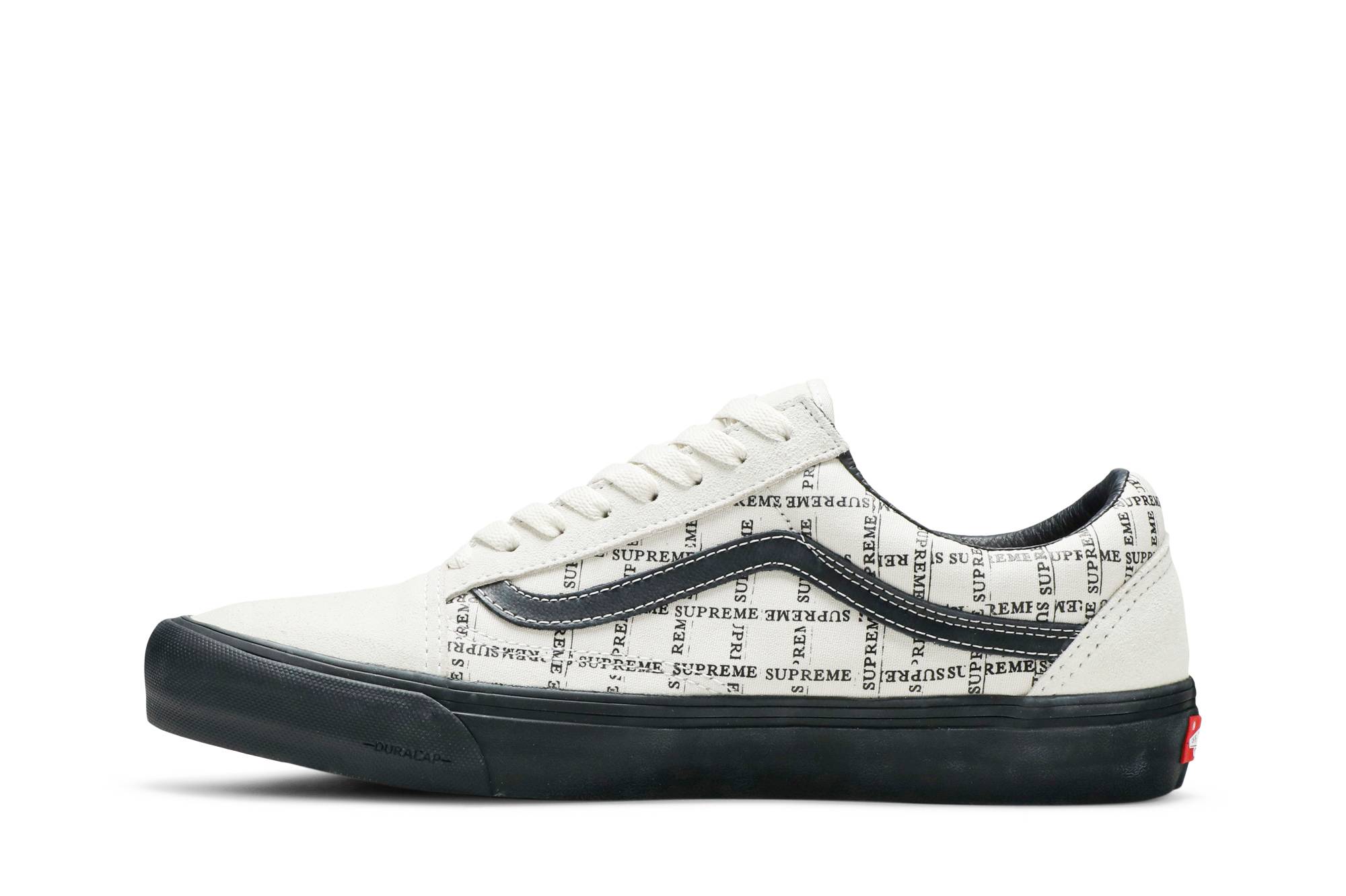 Lookbook Supreme x Vans Old Skool 'Logo Grid - Putih' VN0A45JC2YV