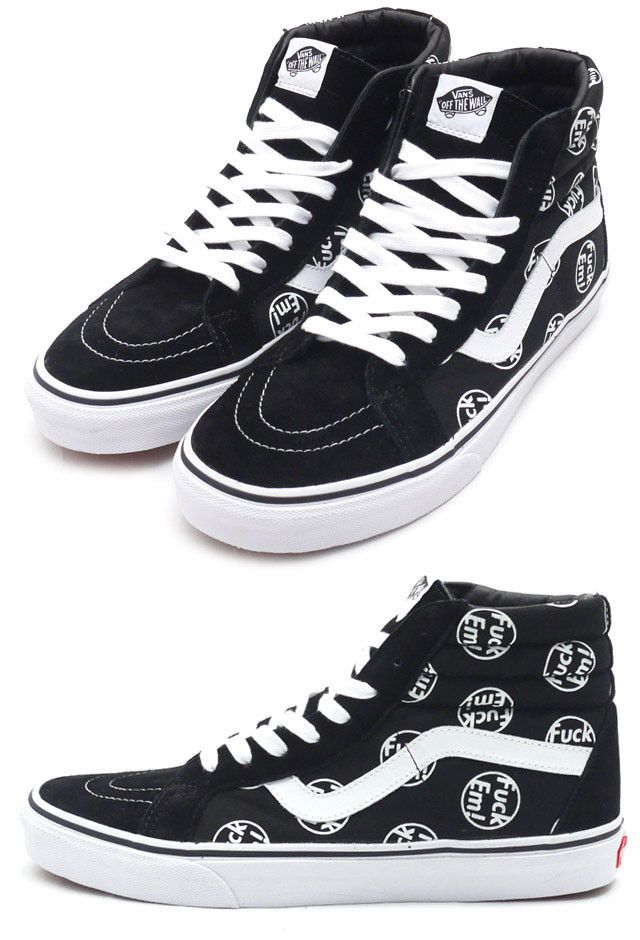 Order Supreme联名Vans Sk8-Hi 'F*ck Em' VN-0ZA0G3P