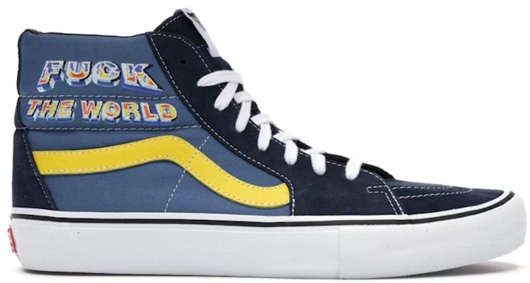 Supreme x Vans Sk8-Hi 'FTW - Biru Navy' VN0A45JDSY2 Order Supreme x Vans Sk8-Hi 'FTW - Biru Navy' VN0A45JDSY2