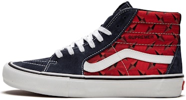Supreme x Vans Sk8-Hi Pro 'Diamond Plate Navy Red' VN0A45JDTEC Supreme x Vans Sk8-Hi Pro 'Diamond Plate Navy Red' VN0A45JDTEC