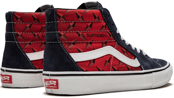 Supreme x Vans Sk8-Hi Pro 'Placa Diamante Azul Rojo' VN0A45JDTEC Shop Supreme x Vans Sk8-Hi Pro 'Placa Diamante Azul Rojo' VN0A45JDTEC