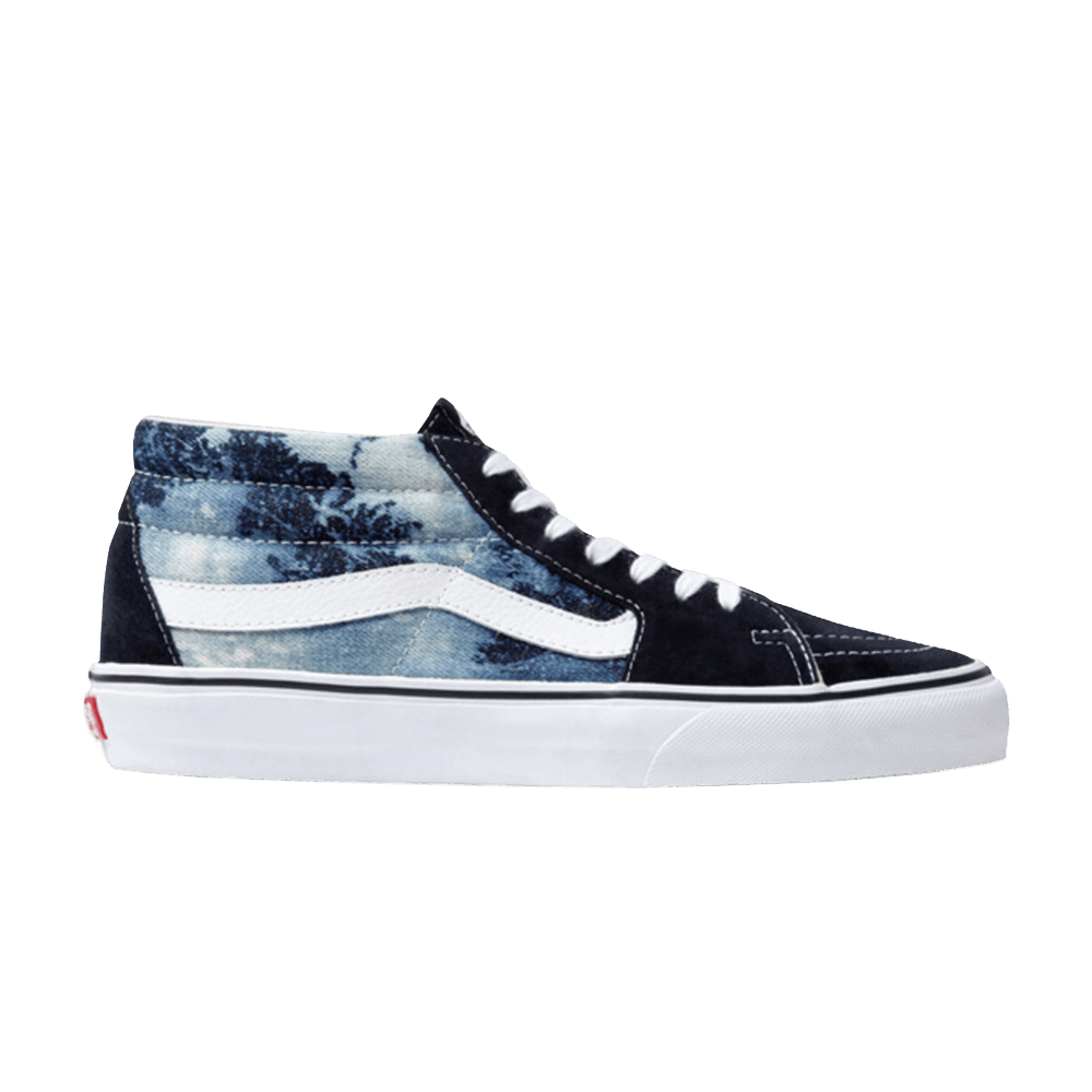 Supreme x Vans Sk8-Mid 'Bleached Denim' VN-0LO71IU