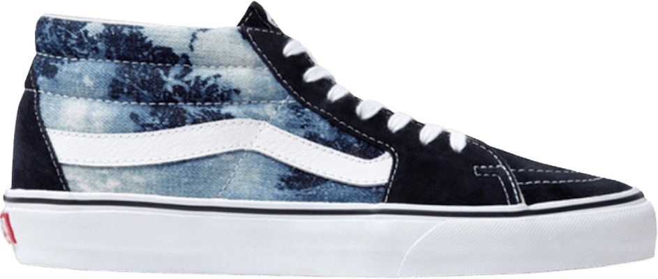 Supreme x Vans Sk8-Mid 'Bleached Denim' VN-0LO71IU Buy Supreme x Vans Sk8-Mid 'Bleached Denim' VN-0LO71IU