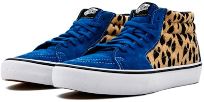 슈프림 x 반스 스케이트-미드 프로 "치타 벨벳" VN0A347UOPK Order 슈프림 x 반스 스케이트-미드 프로 "치타 벨벳" VN0A347UOPK