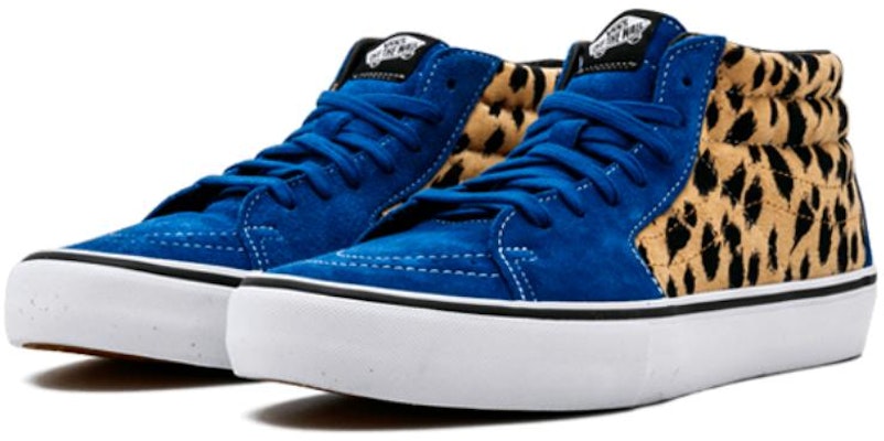 Supreme x Vans Sk8-Mid Pro 'Cheetah Velvet' VN0A347UOPK Order Supreme x Vans Sk8-Mid Pro 'Cheetah Velvet' VN0A347UOPK