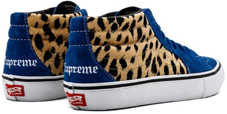 Supreme x Vans Sk8-Mid Pro 'Cheetah Velvet' VN0A347UOPK Lookbook Supreme x Vans Sk8-Mid Pro 'Cheetah Velvet' VN0A347UOPK