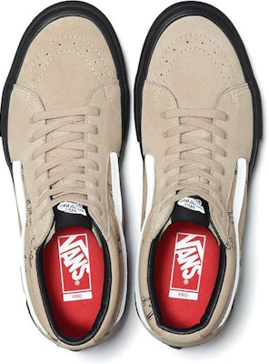 Supreme x Vans Sk8-Mid Pro 'Eat Me' Lelaki Kasut Skateboard VN-000SJJJ9Q Order Supreme x Vans Sk8-Mid Pro 'Eat Me' Lelaki Kasut Skateboard VN-000SJJJ9Q