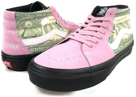 Supreme x Vans Skate Grosso Mid 'Billete de Dólar - Rosa' VN0A5FCGPNK Order Supreme x Vans Skate Grosso Mid 'Billete de Dólar - Rosa' VN0A5FCGPNK