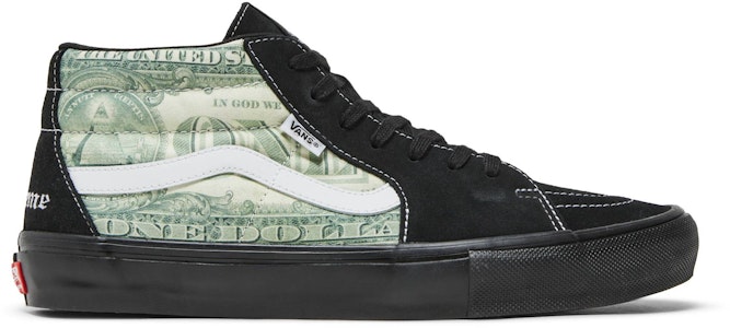 Supreme x Vans Skate Grosso Mid 'Billete de Dólar - Negro' VN0A5FCGBMA Buy Supreme x Vans Skate Grosso Mid 'Billete de Dólar - Negro' VN0A5FCGBMA
