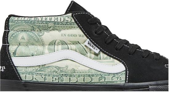 Supreme x Vans Skate Grosso Mid 'Billete de Dólar - Negro' VN0A5FCGBMA Order Supreme x Vans Skate Grosso Mid 'Billete de Dólar - Negro' VN0A5FCGBMA