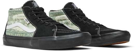 Supreme x Vans Skate Grosso Mid 'Billete de Dólar - Negro' VN0A5FCGBMA Cheap Supreme x Vans Skate Grosso Mid 'Billete de Dólar - Negro' VN0A5FCGBMA