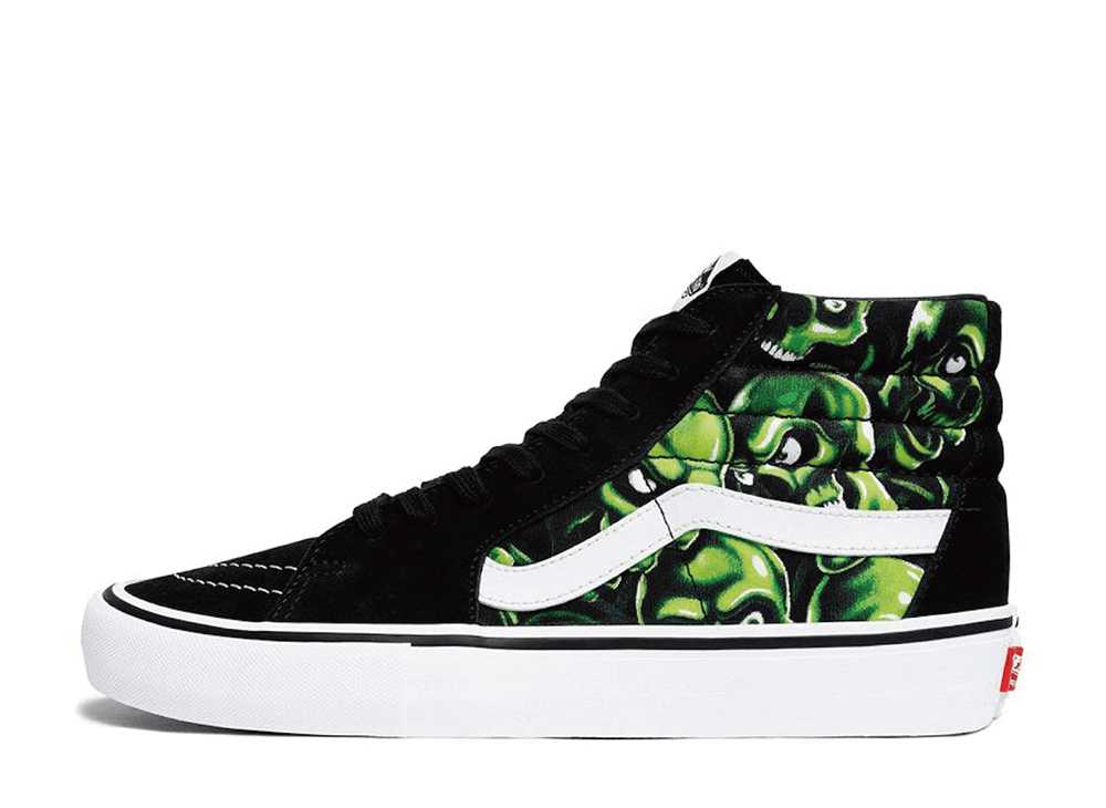 Buy Supreme x Vans SKULL PILE SK8-HI (2018) SUPREME-VANS-2018SS-SKULL-PILE-SK8-HI