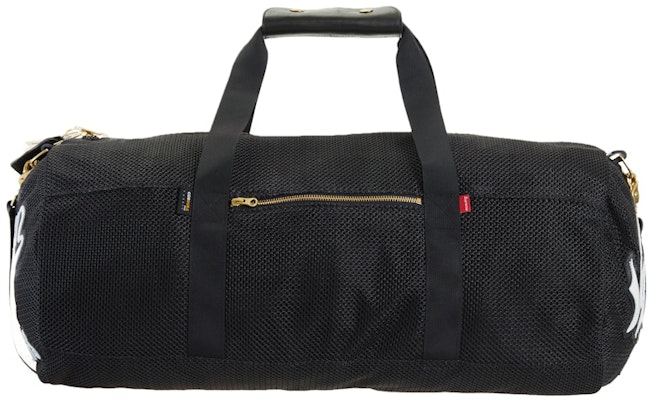 Supreme x Vanson Leathers Cordura Mesh Beg Duffle Hitam Lookbook Supreme x Vanson Leathers Cordura Mesh Beg Duffle Hitam
