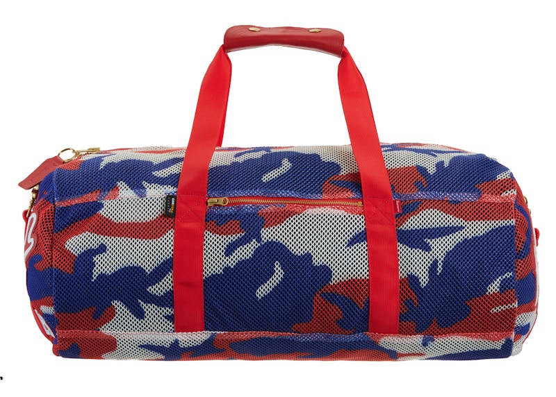 Lookbook Tas Olahraga Supreme x Vanson Leathers Cordura Mesh Merah Camo