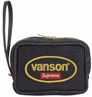 Supreme x Vanson Leathers Cordura Mesh Wrist Bag Black Supreme x Vanson Leathers Cordura Mesh Wrist Bag Black