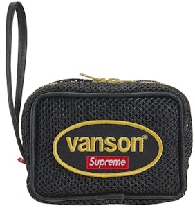 Supreme x Vanson Leathers Tas Tangan Jaring Cordura Hitam Buy Supreme x Vanson Leathers Tas Tangan Jaring Cordura Hitam