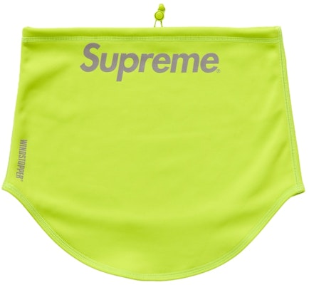 Supreme x WINDSTOPPER Neck Gaiter Bright Green Buy Supreme x WINDSTOPPER Neck Gaiter Bright Green