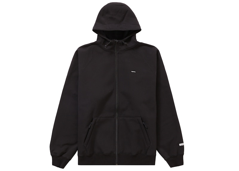 Buy Supreme x WINDSTOPPER Jaket Hoodie Zip Up (FW21) Hitam