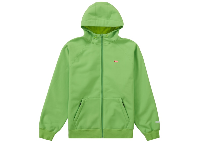 Supreme x WINDSTOPPER Zip Up Hooded Sweatshirt (FW21) Bright Green