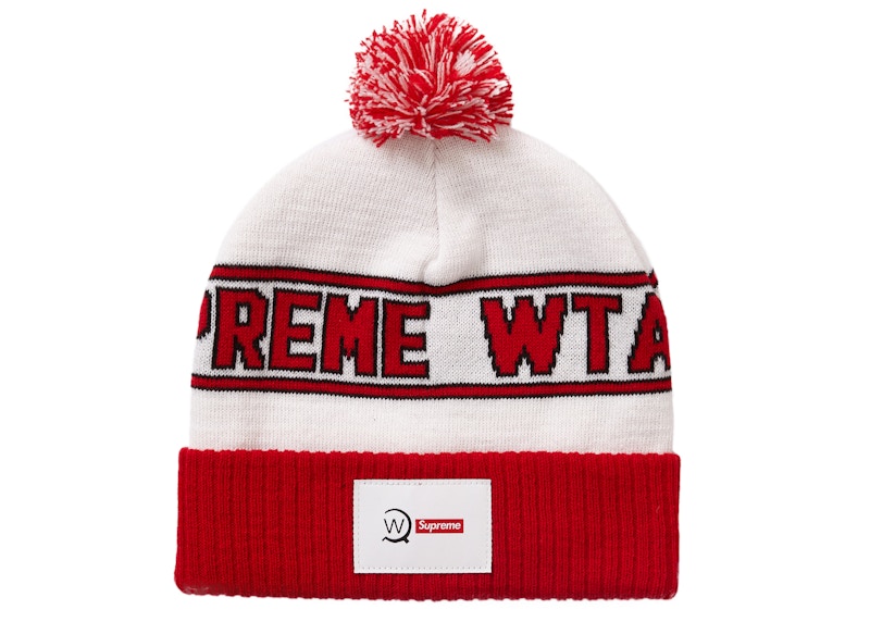 Supreme x WTAPS Beanie White