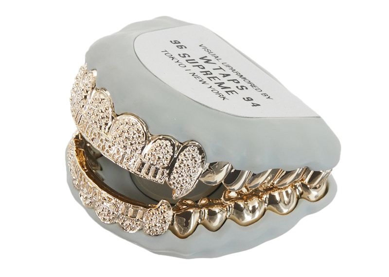 Supreme x WTAPS Grills Incense Burner Gold