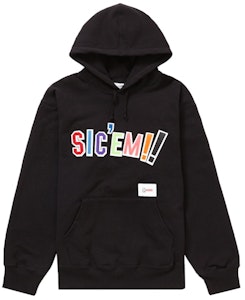 Supreme x WTAPS Sic’em! Hoodie Hitam Sweatshirt Buy Supreme x WTAPS Sic’em! Hoodie Hitam Sweatshirt