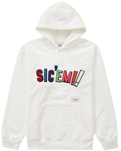 "Supreme x WTAPS Sudadera con Capucha Sic’em! Blanco" Buy "Supreme x WTAPS Sudadera con Capucha Sic’em! Blanco"