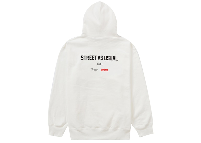 Order "Supreme x WTAPS Sudadera con Capucha Sic’em! Blanco"