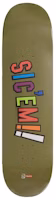 Supreme x WTAPS Sic'em! Skateboard Deck Olive Supreme x WTAPS Sic'em! Skateboard Deck Olive