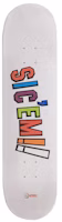 Supreme x WTAPS Sic'em! Skateboard Deck White Supreme x WTAPS Sic'em! Skateboard Deck White