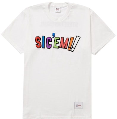 Supreme x WTAPS Sic'em! Tee White Buy Supreme x WTAPS Sic'em! Tee White