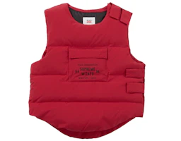 Supreme x WTAPS Tactical Down Vest Red Supreme x WTAPS Tactical Down Vest Red
