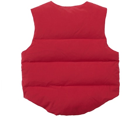 Supreme x WTAPS Tactical Down Vest Red Lookbook Supreme x WTAPS Tactical Down Vest Red