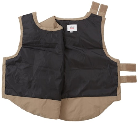 Supreme x WTAPS Tactical Down Vest Tan Order Supreme x WTAPS Tactical Down Vest Tan