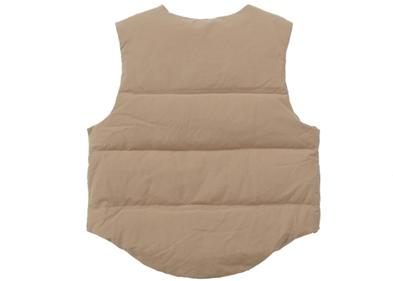Supreme x WTAPS Tactical Down Vest Tan Lookbook Supreme x WTAPS Tactical Down Vest Tan