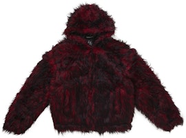 Supreme Y's by Yohji Yamamoto Faux Fur WINDSTOPPER Hooded Bomber Jacket Red Supreme Y's by Yohji Yamamoto Faux Fur WINDSTOPPER Hooded Bomber Jacket Red