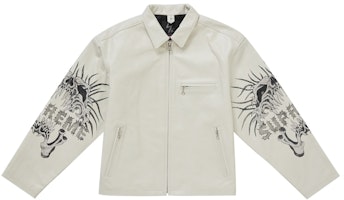 Supreme Y's by Yohji Yamamoto Leather Jacket White Supreme Y's by Yohji Yamamoto Leather Jacket White