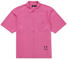 Supreme Y's by Yohji Yamamoto Silk Zip Up S/S Shirt Pink Supreme Y's by Yohji Yamamoto Silk Zip Up S/S Shirt Pink