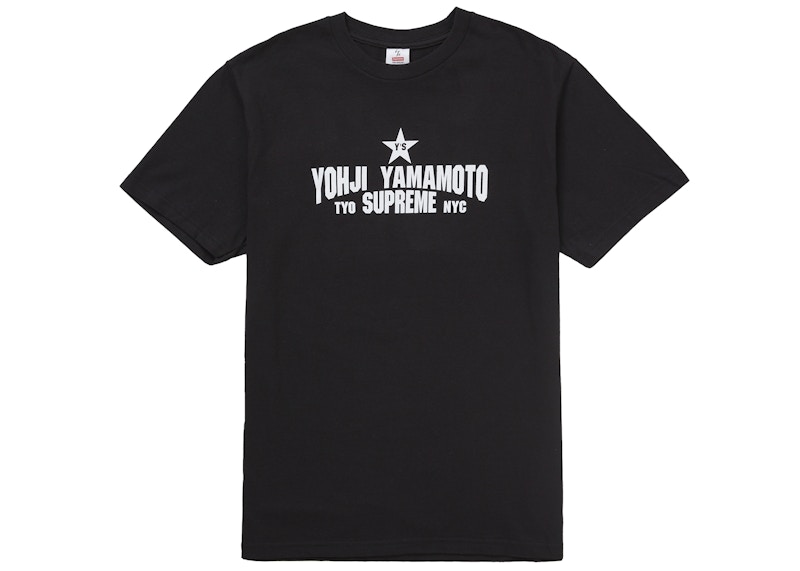 Supreme Y's by Yohji Yamamoto Star Tee Black