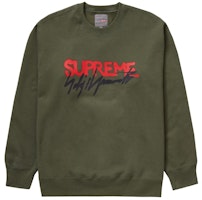 Supreme Yohji Yamamoto Crewneck Olive Supreme Yohji Yamamoto Crewneck Olive