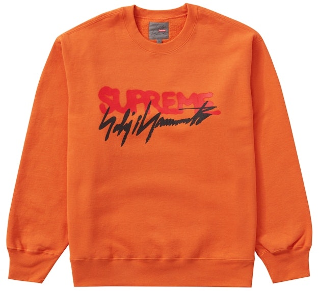 supreme-yohji-yamamoto-crewneck-orange