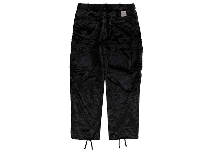 Order 至尊山本耀司仿皮草工装裤黑色