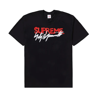 Supreme Yohji Yamamoto Logo Tee Black